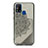 Custodia Silicone Ultra Sottile Morbida Cover con Magnetico S03D per Samsung Galaxy M21s Grigio