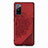 Custodia Silicone Ultra Sottile Morbida Cover con Magnetico S03D per Samsung Galaxy S20 FE (2022) 5G Rosso