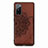 Custodia Silicone Ultra Sottile Morbida Cover con Magnetico S03D per Samsung Galaxy S20 FE 5G Marrone