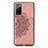 Custodia Silicone Ultra Sottile Morbida Cover con Magnetico S03D per Samsung Galaxy S20 FE 5G Oro Rosa
