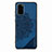 Custodia Silicone Ultra Sottile Morbida Cover con Magnetico S03D per Samsung Galaxy S20 Plus 5G Blu
