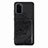 Custodia Silicone Ultra Sottile Morbida Cover con Magnetico S03D per Samsung Galaxy S20 Plus 5G Nero