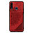 Custodia Silicone Ultra Sottile Morbida Cover con Magnetico S04D per Samsung Galaxy A20s Rosso