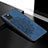 Custodia Silicone Ultra Sottile Morbida Cover con Magnetico S04D per Samsung Galaxy A81 Blu