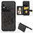 Custodia Silicone Ultra Sottile Morbida Cover con Magnetico S04D per Samsung Galaxy M10S