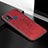 Custodia Silicone Ultra Sottile Morbida Cover con Magnetico S04D per Samsung Galaxy M31 Rosso