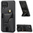 Custodia Silicone Ultra Sottile Morbida Cover con Magnetico S04D per Samsung Galaxy M32 4G Nero