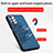 Custodia Silicone Ultra Sottile Morbida Cover con Magnetico S04D per Samsung Galaxy M32 5G