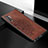 Custodia Silicone Ultra Sottile Morbida Cover con Magnetico S04D per Samsung Galaxy Note 10 Plus 5G Marrone