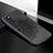 Custodia Silicone Ultra Sottile Morbida Cover con Magnetico S04D per Samsung Galaxy S20 5G Nero