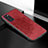 Custodia Silicone Ultra Sottile Morbida Cover con Magnetico S04D per Samsung Galaxy S20 5G Rosso