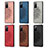 Custodia Silicone Ultra Sottile Morbida Cover con Magnetico S04D per Samsung Galaxy S20 Lite 5G