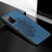 Custodia Silicone Ultra Sottile Morbida Cover con Magnetico S04D per Samsung Galaxy S20 Lite 5G Blu