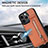 Custodia Silicone Ultra Sottile Morbida Cover con Magnetico S05D per Apple iPhone 13 Pro