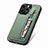 Custodia Silicone Ultra Sottile Morbida Cover con Magnetico S05D per Apple iPhone 13 Pro