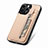 Custodia Silicone Ultra Sottile Morbida Cover con Magnetico S05D per Apple iPhone 13 Pro
