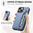 Custodia Silicone Ultra Sottile Morbida Cover con Magnetico S05D per Apple iPhone 14