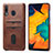 Custodia Silicone Ultra Sottile Morbida Cover con Magnetico S05D per Samsung Galaxy A30