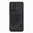 Custodia Silicone Ultra Sottile Morbida Cover con Magnetico S05D per Samsung Galaxy A52 5G Nero