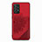 Custodia Silicone Ultra Sottile Morbida Cover con Magnetico S05D per Samsung Galaxy A52s 5G Rosso