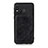 Custodia Silicone Ultra Sottile Morbida Cover con Magnetico S05D per Samsung Galaxy M20 Nero
