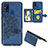 Custodia Silicone Ultra Sottile Morbida Cover con Magnetico S05D per Samsung Galaxy M21s