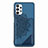 Custodia Silicone Ultra Sottile Morbida Cover con Magnetico S05D per Samsung Galaxy M32 5G Blu