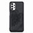 Custodia Silicone Ultra Sottile Morbida Cover con Magnetico S05D per Samsung Galaxy M32 5G Nero