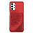 Custodia Silicone Ultra Sottile Morbida Cover con Magnetico S05D per Samsung Galaxy M32 5G Rosso