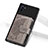 Custodia Silicone Ultra Sottile Morbida Cover con Magnetico S05D per Samsung Galaxy Note 10 5G Grigio