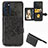 Custodia Silicone Ultra Sottile Morbida Cover con Magnetico S05D per Samsung Galaxy S20 5G Nero