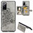 Custodia Silicone Ultra Sottile Morbida Cover con Magnetico S05D per Samsung Galaxy S20 Lite 5G