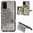 Custodia Silicone Ultra Sottile Morbida Cover con Magnetico S05D per Samsung Galaxy S20 Plus 5G Grigio