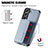 Custodia Silicone Ultra Sottile Morbida Cover con Magnetico S05D per Samsung Galaxy S21 Plus 5G