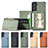 Custodia Silicone Ultra Sottile Morbida Cover con Magnetico S05D per Samsung Galaxy S21 Plus 5G