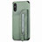 Custodia Silicone Ultra Sottile Morbida Cover con Magnetico S05D per Xiaomi Redmi 9i Verde