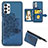 Custodia Silicone Ultra Sottile Morbida Cover con Magnetico S06D per Samsung Galaxy M32 5G