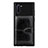 Custodia Silicone Ultra Sottile Morbida Cover con Magnetico S06D per Samsung Galaxy Note 10 5G Nero