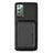 Custodia Silicone Ultra Sottile Morbida Cover con Magnetico S06D per Samsung Galaxy Note 20 5G Nero