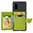 Custodia Silicone Ultra Sottile Morbida Cover con Magnetico S06D per Samsung Galaxy S20 5G