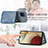 Custodia Silicone Ultra Sottile Morbida Cover con Magnetico S07D per Samsung Galaxy A12 5G