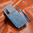 Custodia Silicone Ultra Sottile Morbida Cover con Magnetico S07D per Samsung Galaxy S20 FE 5G Blu