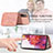 Custodia Silicone Ultra Sottile Morbida Cover con Magnetico S07D per Samsung Galaxy S20 Lite 5G