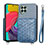 Custodia Silicone Ultra Sottile Morbida Cover con Magnetico S08D per Samsung Galaxy M53 5G