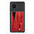 Custodia Silicone Ultra Sottile Morbida Cover con Magnetico S08D per Samsung Galaxy Note 10 Lite