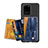 Custodia Silicone Ultra Sottile Morbida Cover con Magnetico S08D per Samsung Galaxy S20 Ultra