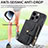 Custodia Silicone Ultra Sottile Morbida Cover con Magnetico S09D per Apple iPhone 13 Pro