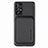 Custodia Silicone Ultra Sottile Morbida Cover con Magnetico S09D per Samsung Galaxy A52 5G Nero