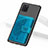 Custodia Silicone Ultra Sottile Morbida Cover con Magnetico S09D per Samsung Galaxy A81