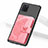 Custodia Silicone Ultra Sottile Morbida Cover con Magnetico S09D per Samsung Galaxy A81 Oro Rosa